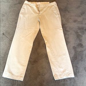 100% cotton polo Ralph Lauren khaki pants 34/32